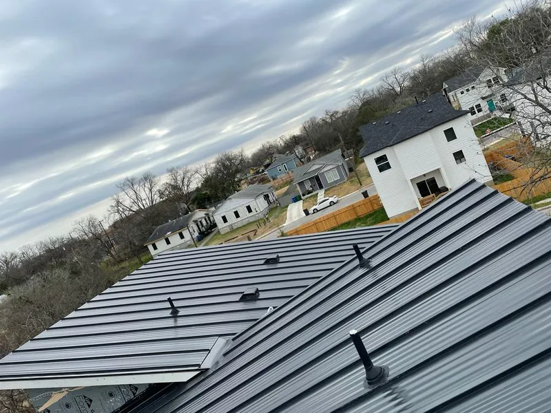 Standing seam metal roof panels with vents for Skylight Repair in Patchogue